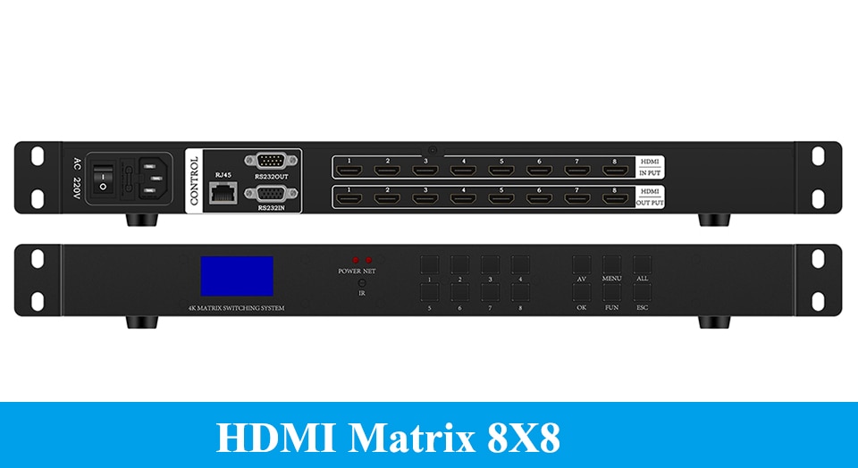 HDMI Ʈ 8x8 8 in 8 out  Ͼ  1080 ..